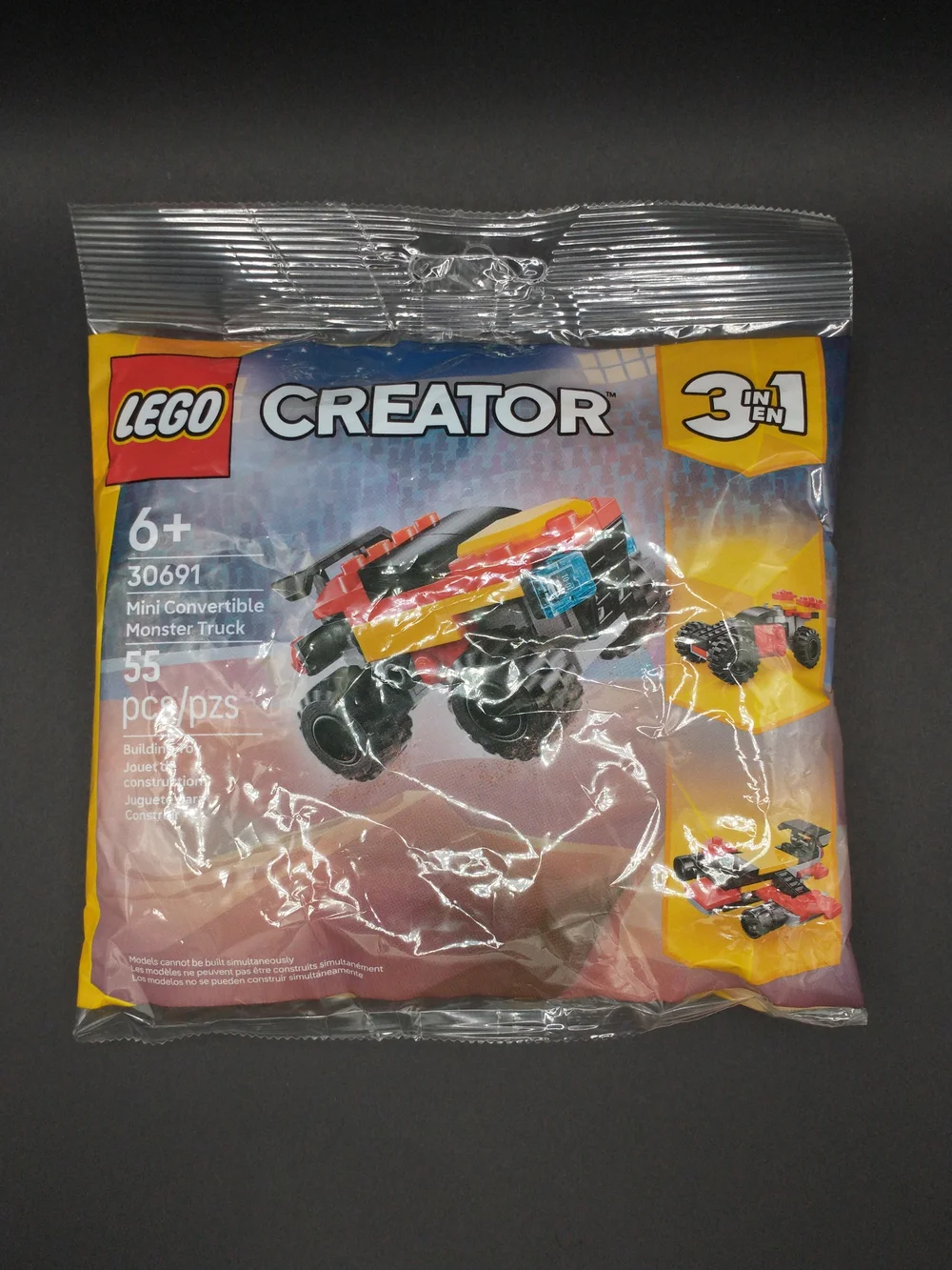 LEGO Creator 30691 – 3-in-1 Mini Convertible Monster Truck